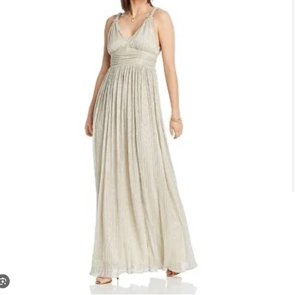 LINI Katherine Dress in Champagne with braided straps (size medium)